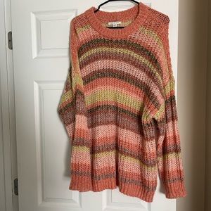 American eagle sweater. Size medium, but oversized and fits more like a large